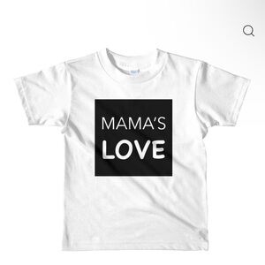 American Apparel Kids T-Shirt - Black and White size 2